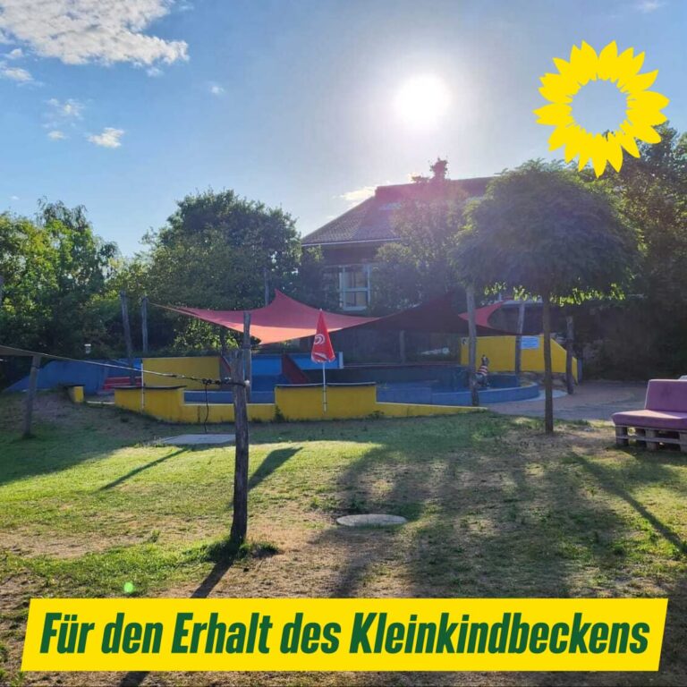 Update – Sanierung des Freibades – Erneuerung des Kleinkindbeckens (inkl. Wasserspielplatz)