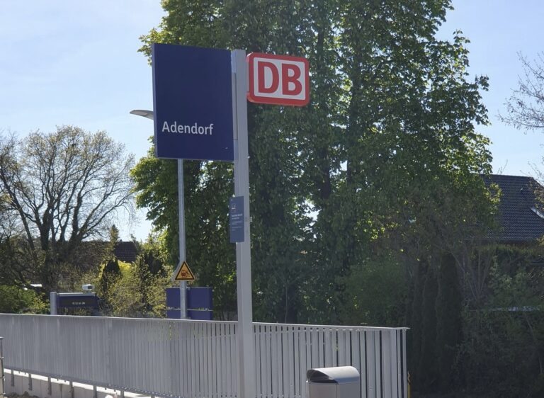 Update: Eröffnung des Bahnhaltepunkts Adendorf erst am 18. Mai